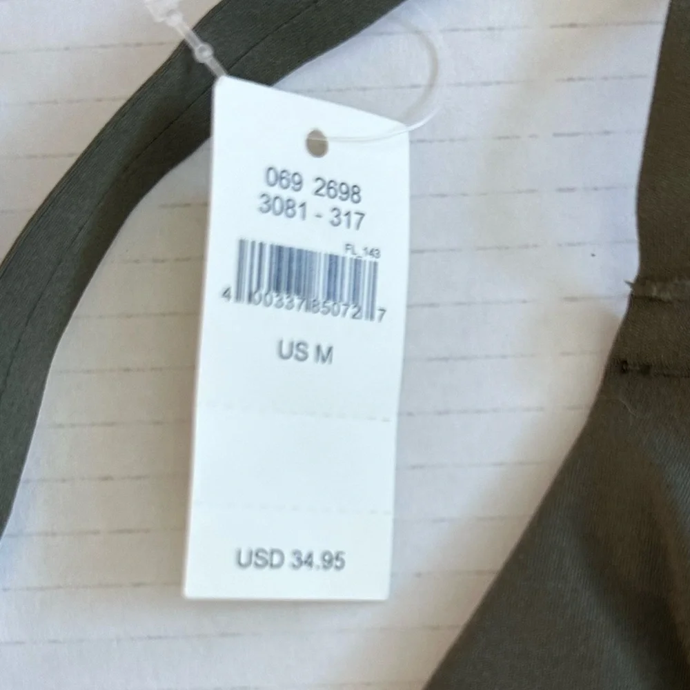 NWT Offline By Aerie Medium Support Padded (Removable) Sports Bra Green Size M - Picture 3 of 3